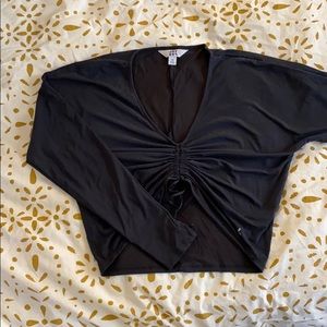 Joy lab ruched athleisure top, sz XS